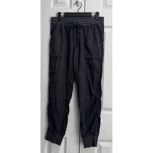 Community Jogger Pants Women's XS Black Elastic Waist Drawstring Pockets Classic
